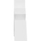 Ekena Millwork Vanguard Architectural Grade PVC Gable Bracket, 84"W x 21"H x 6"D x 6"F, 6/12 Pitch GBP084X21X0606VAN00 - alternate 2